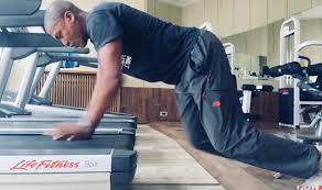 treadmill bear crawl