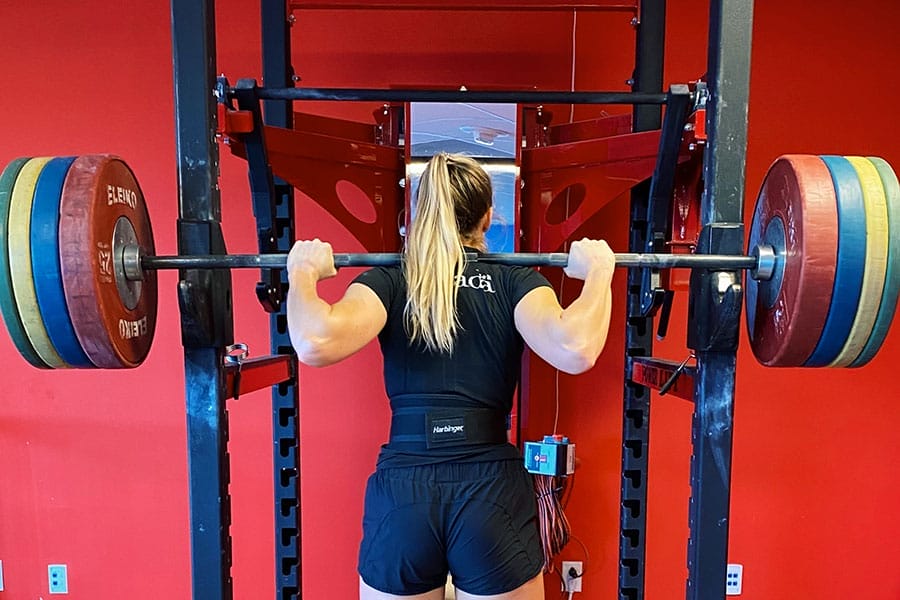 kelsey mitchell squat